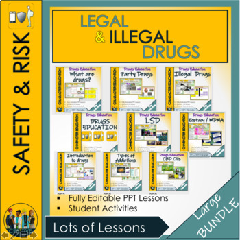 Preview of Legal + Illegal Drugs Health Unit (Substance Use and Abuse | Cannabis | Party...