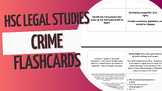 Legal Studies Crime Flash Cards