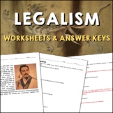 Legalism Reading Worksheets and Answer Keys World Religions