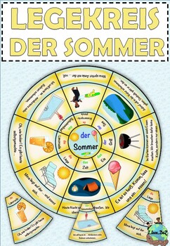 Preview of Legekreis "der Sommer" | Deutsch | German | Sommer | Summer