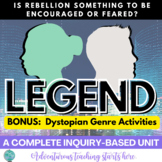 Legend by Marie Lu:  A Complete  Unit (with ADDITIONAL Dys
