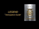 Legend by Marie Lu - Anticipation Guide