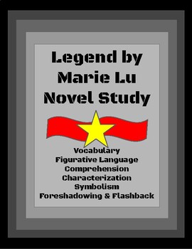 Preview of Legend by Marie Lu Novel Study Worksheets