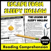 Legend of Sleepy Hollow Escape Room Reading Comprehension 