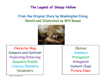 Preview of Legend of Sleepy Hollow Literature Study Grades 5 - 8