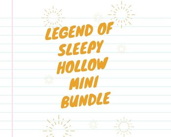 Preview of Legend of Sleepy Hollow Pre & Post Reading Activities