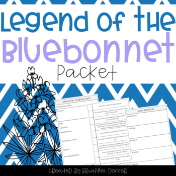 Preview of Legend of the Bluebonnet worksheets