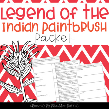 Preview of Legend of the Indian Paintbrush packet