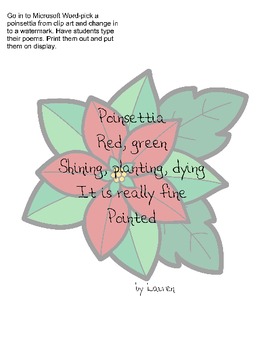 Legend of the Poinsettia by The Teacher Talk Blog | TpT