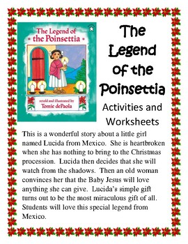 Preview of Legend of the Poinsettia Activities and Worksheets