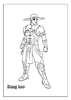 Legendary Gaming Experience: Mortal Kombat Printable Coloring Pages for ...
