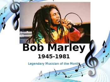 Preview of Legendary Musician of the Month: Bob Marley