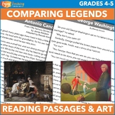 Legends Reading Passages & Art: Compare and Contrast Stori