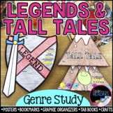 Legends & Tall Tales Genre Study: Posters, Graphic Organiz