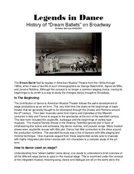 33+ Legends In Dance A Brief History Of Ballet Answers PNG