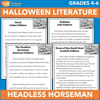 Preview of Legends of the Headless Horseman - Scary Stories from Different Cultures