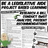 Legislative Aide Simulation Activity | PBL | SWOT Analysis
