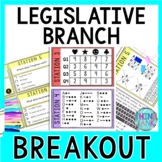 Legislative Branch Breakout Activity - Task Cards Puzzle C