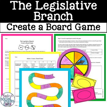 Preview of Legislative Branch Congress Constitution Board Game Project