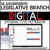 Legislative Branch Digital Interactive Notebook Google Drive