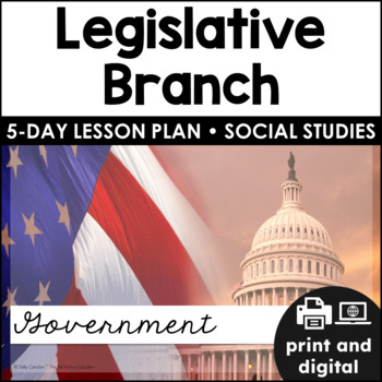 Preview of Legislative Branch | Government | Social Studies for Google Classroom™