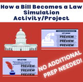 Legislative Branch Simulation Activity/Project: How a Bill