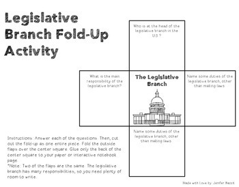 Legislative Branch: Lessons and Activities | TpT