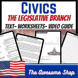 Legislative Branch Packet Civics W/ Crossword & Crash Cour
