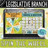 Legislative Branch Review Game for PowerPoint
