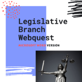 Legislative Branch Webquest