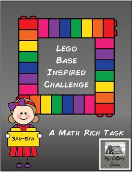 Preview of Lego Base Challenge - Differentiated Math rich task - No prep- Distance Learning