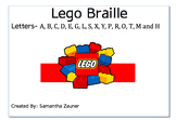 Lego Braille File Folder Game
