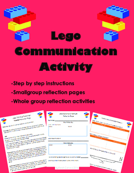 Lego Building First Day Communication Activity by Sarah Gamble | TpT