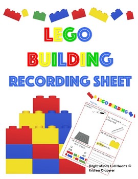 Preview of Lego Building Recording Sheet