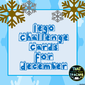 Preview of Lego Challenge Cards for December