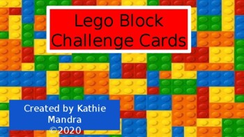 Preview of Lego Challenge Task Cards