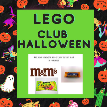 Preview of Lego Club Challenges for Halloween