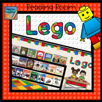 Preview of Lego Digital Reading Room - Virtual Library