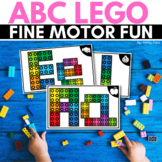 Lego Fine Motor Alphabet Task Cards | Building Bricks