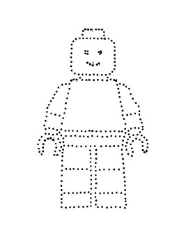 Preview of Lego Guy Push Pin Art