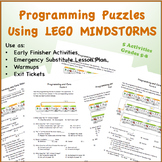 Core Value Puzzles using LEGO Mindstorms EV3 Programming Blocks