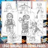 Lego Ninjago Coloring Pages (PDF Printables)