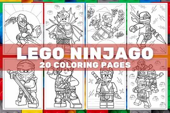 Lego Ninjago Coloring Pages, School Activity, Girls, Boys, Teens