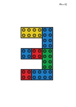 Lego Number Mat by The Preschool Library