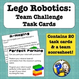 Lego Robots: Team Challenge Task Cards