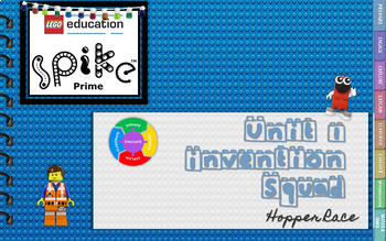 Preview of Lego Spike Prime Invention Squad Unit Lesson 2 Hopper Presentation