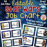 Lego Star Wars Job Chart EDITABLE & CUSTOMIZABLE
