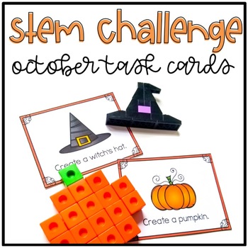 Preview of Halloween Stem Challenge