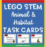 Lego Stem Task Cards Animal and Habitat Edition - Habitat 