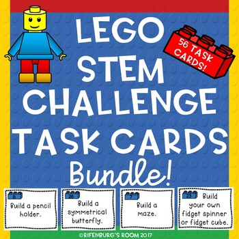 Preview of Lego Stem Task Cards BUNDLE